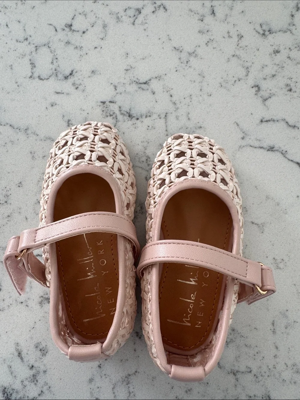 Nicole miller toddler girl flats size 4